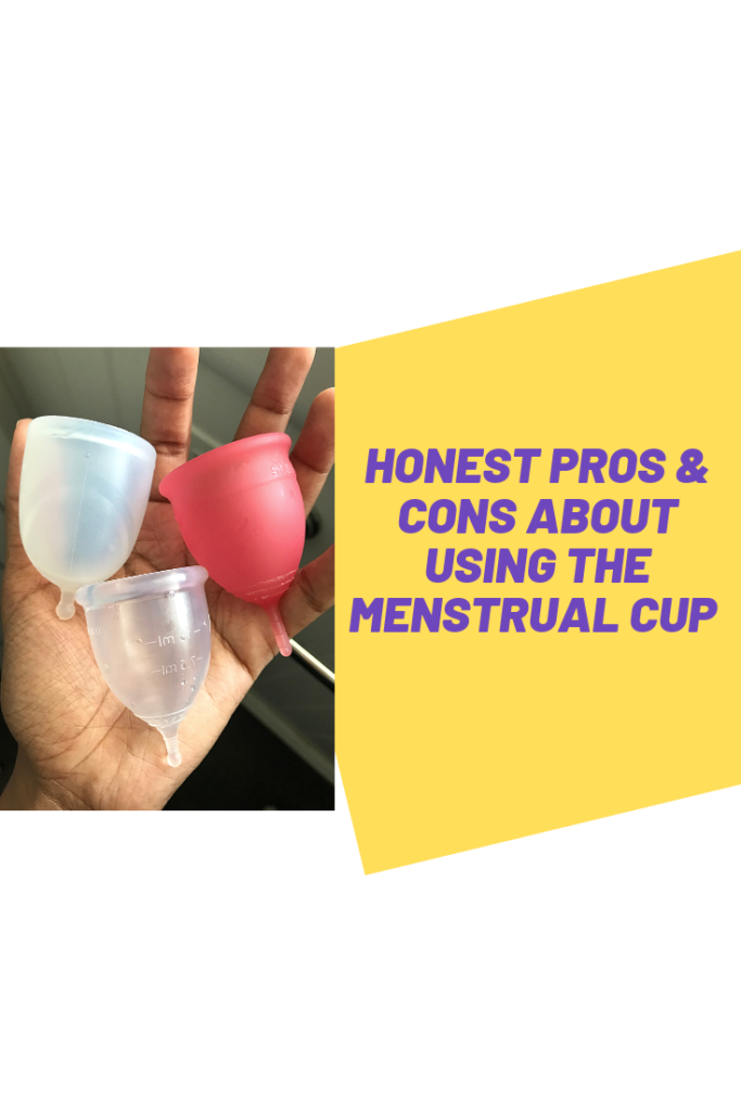 pros and cons using the menstrual cup 