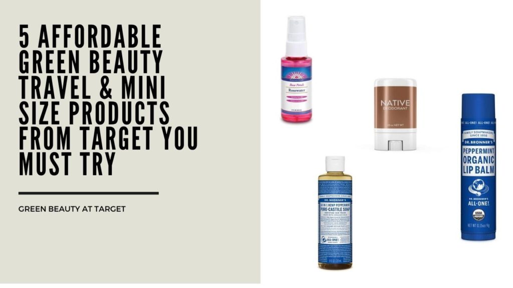 green beauty products target affordable mini