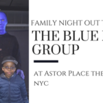Family Night Out To See The Blue Man Group