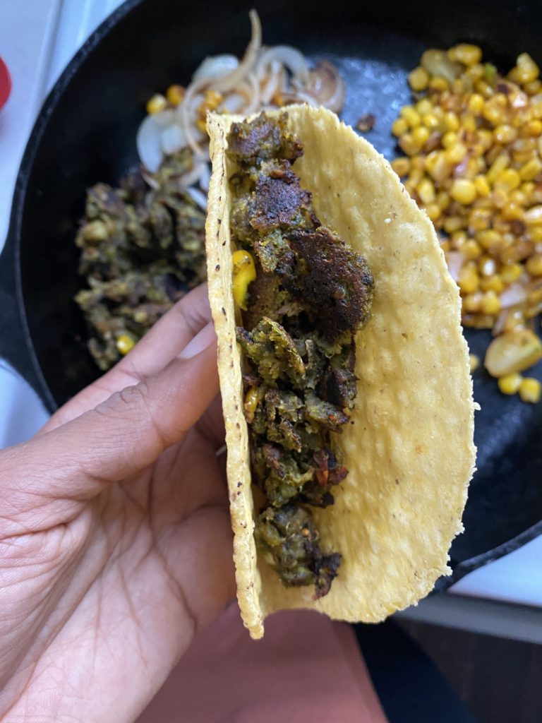 15 minute veggie taco easy vegan vegetarian 