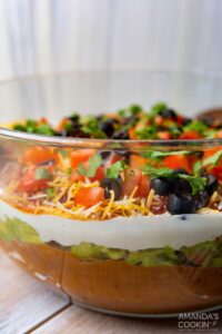 7 layer taco dip side dishes for tacos
