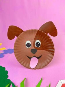 paper plate dog craft for preschoolers