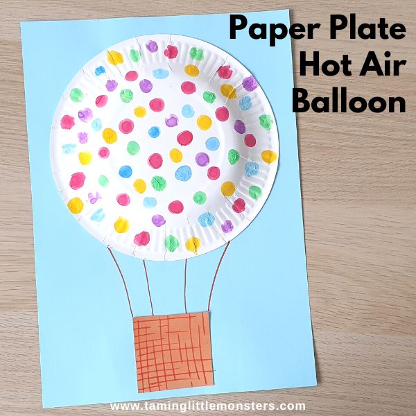 Easy Paper Plate Monster Craft for Kids - Taming Little Monsters
