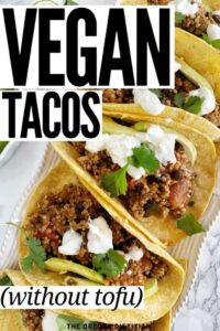 vegan tacos with quinoa and black beans 