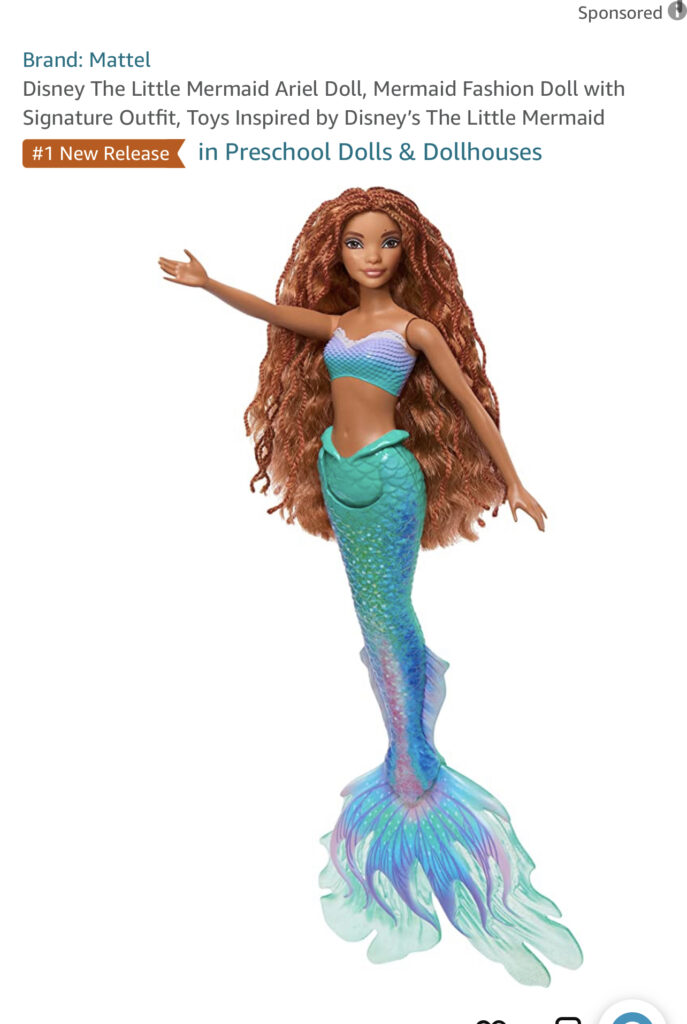 Amazon Disney Black The Little Mermaid Doll