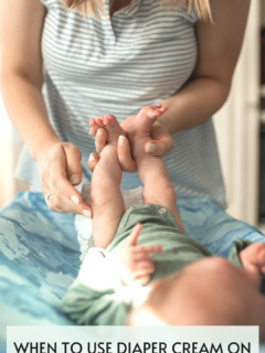 When to use diaper cream ointment on newborns
