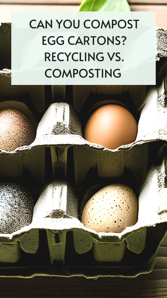 can you compose egg cartons: recycling vs. cartons