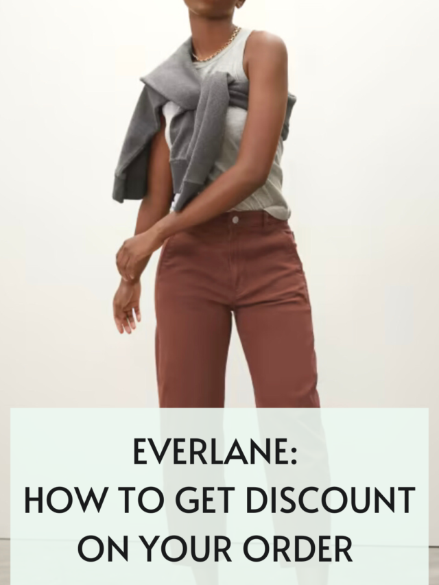 How to get a discount at Everlane
