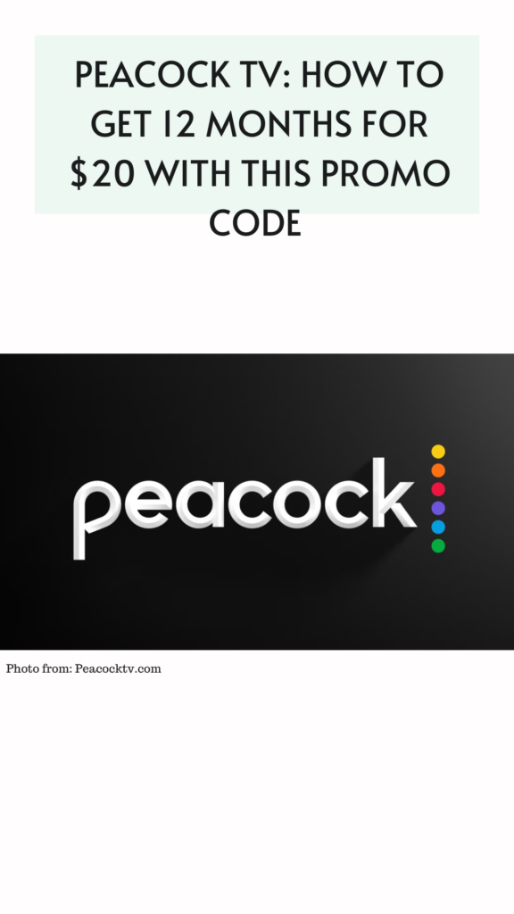 Peacock TV: How to Get 12 Months for $20 With This Promo Code - It's Me ...