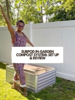 SubPod-In-Garden-Compost-System-Set-Up-and-review