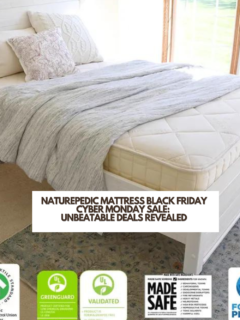 Naturepedic Mattress black friday cyber monday sale