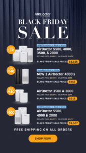 AirDoctor Black Friday Cyber Monday Sale 2025